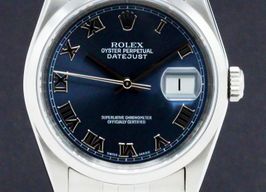 Rolex Datejust 36 16200 (1999) - Blauw wijzerplaat 36mm Staal