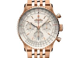 Breitling Navitimer RB0139211G1R1 (2025) - Silver dial 41 mm Red Gold case