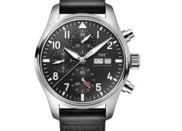 IWC Pilot Chronograph IW388111 (2025) - Black dial 41 mm Steel case