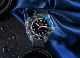 IWC Aquatimer Deep Two IW354702 (Onbekend (willekeurig serienummer)) - Zwart wijzerplaat 46mm Staal