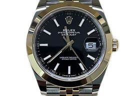 Rolex Datejust 41 126303 (2024) - Black dial 41 mm Gold/Steel case