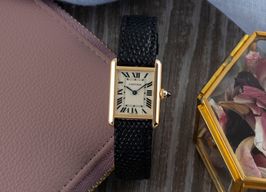 Cartier Tank Louis Cartier W1529856 (2012) - Silver dial 30 mm Yellow Gold case