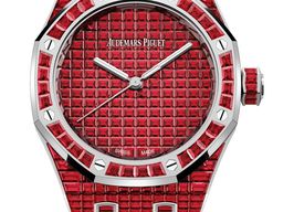 Audemars Piguet Royal Oak Selfwinding 15554BC.RR.1274BC.01 (2025) - Red dial 37 mm White Gold case