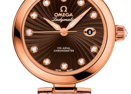 Omega De Ville Ladymatic 425.63.34.20.63.001 (2022) - Brown dial 34 mm Red Gold case