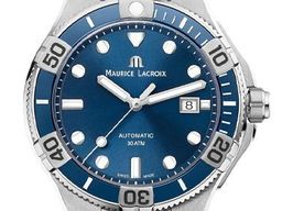 Maurice Lacroix Aikon AI6058-SS002-430-2 (2023) - Blauw wijzerplaat 43mm Staal