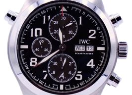 IWC Pilot Spitfire Chronograph IW371808 (2020) - Brown dial 44 mm Steel case