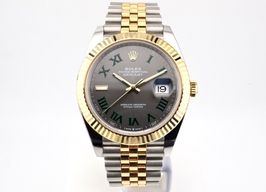 Rolex Datejust 41 126333 (2023) - Grey dial 41 mm Gold/Steel case