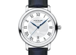 Montblanc Star 124341 (2023) - Zilver wijzerplaat 39mm Staal