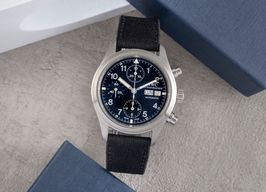 IWC Pilot Chronograph IW370602 (Unknown (random serial)) - Black dial 39 mm Steel case