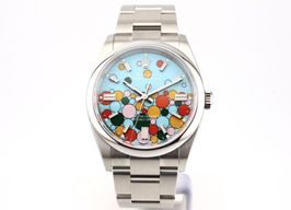 Rolex Oyster Perpetual 36 126000 (2024) - Blauw wijzerplaat 36mm Staal