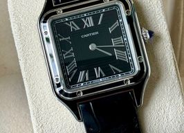 Cartier Santos Dumont WSSA0046 (2023) - Zwart wijzerplaat 44mm Staal