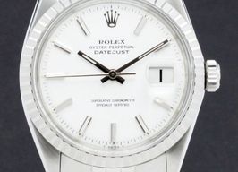 Rolex Datejust 1603 (1967) - Wit wijzerplaat 36mm Staal