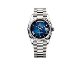 Rolex Day-Date 40 228239 (2025) - Blue dial 40 mm White Gold case