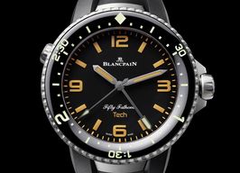 Blancpain Fifty Fathoms 5019-12B30-64A (2024) - Black dial 48 mm Titanium case
