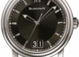 Blancpain Léman 2850-1130 (Onbekend (willekeurig serienummer)) - Zwart wijzerplaat 40mm Staal