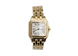 Cartier Panthère WGPN0009 (2024) - White dial 37 mm Yellow Gold case