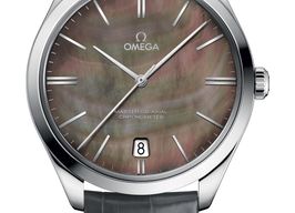 Omega De Ville Trésor 432.53.40.21.07.001 (2022) - Grey dial 40 mm White Gold case