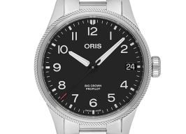 Oris Big Crown ProPilot Date 01 751 7761 4164-07 8 20 08 (2023) - Zwart wijzerplaat 41mm Staal