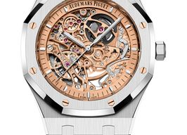 Audemars Piguet Royal Oak Double Balance Wheel Openworked 15407ST.OO.1220ST.02 (2025) - Transparent dial 41 mm Steel case