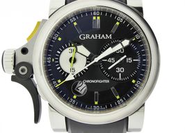 Graham Chronofighter Oversize 2TRAS (2018) - Black dial 46 mm Steel case