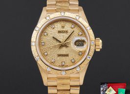 Rolex Lady-Datejust 69288 (1988) - Champagne dial 26 mm Yellow Gold case