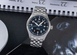 IWC Pilot Mark IW328202 (Onbekend (willekeurig serienummer)) - Zwart wijzerplaat 40mm Staal