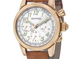 Eberhard & Co. Tazio Nuvolari 30061.2 OR F19 (2026) - White dial 42 mm Rose Gold case