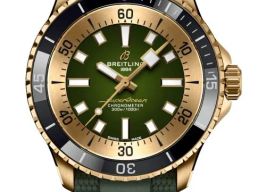 Breitling Superocean 42 N17375201L1S1 (2026) - Groen wijzerplaat 42mm Brons