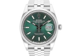 Rolex Datejust 36 126234 (2025) - Groen wijzerplaat 36mm Staal