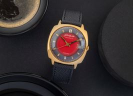Glashütte Original Spezimat unknown (1972) - Red dial 35 mm Gold/Steel case