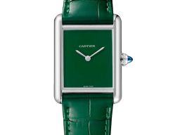 Cartier Tank WSTA0115 (2025) - Green dial 26 mm Steel case