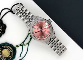 Rolex Lady-Datejust 279174 (2017) - Roze wijzerplaat 28mm Staal