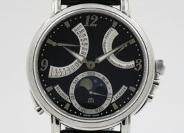 Maurice Lacroix Masterpiece MP7078-SS001-320 (2012) - Black dial 43 mm Steel case