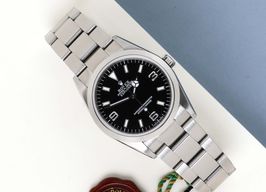 Rolex Explorer 114270 (2001) - Zwart wijzerplaat 36mm Staal