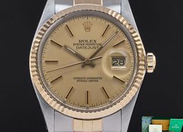 Rolex Datejust 36 16013 (1986) - Champagne wijzerplaat 36mm Goud/Staal