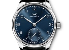 IWC Portuguese Automatic IW358305 (2024) - Blauw wijzerplaat 40mm Staal