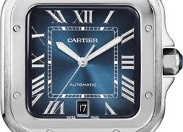 Cartier Santos WSSA0030 (2024) - Blue dial 39 mm Steel case