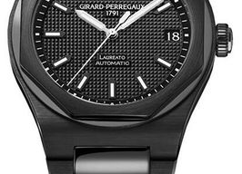 Girard-Perregaux Laureato 81010-32-631-32A (2026) - Black dial 43 mm Ceramic case