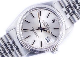 Rolex Datejust 36 16014 (1984) - Zilver wijzerplaat 36mm Staal