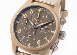 IWC Pilot Chronograph Top Gun IW389402 (2024) - Bruin wijzerplaat 42mm Brons