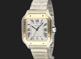 Cartier Santos W2SA0009 (2024) - Zilver wijzerplaat 40mm Staal