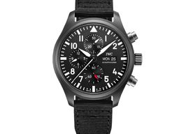 IWC Pilot Chronograph Top Gun IW389101 (2024) - Zwart wijzerplaat 44mm Keramiek