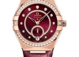 Omega Constellation Petite Seconde 131.58.34.20.61.001 (2026) - Rood wijzerplaat 34mm Roségoud