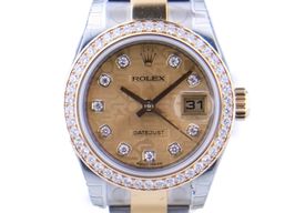 Rolex Lady-Datejust 179383 (2011) - Champagne wijzerplaat 26mm Goud/Staal