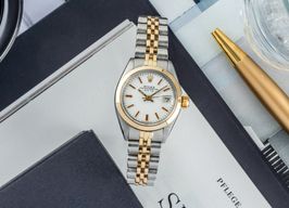 Rolex Lady-Datejust 6916 (1976) - White dial 26 mm Gold/Steel case