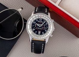 Breitling Montbrillant A3533012/B684 (Onbekend (willekeurig serienummer)) - Zwart wijzerplaat 42mm Staal