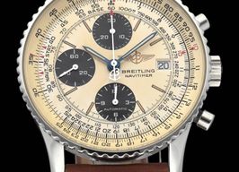 Breitling Old Navitimer A13022 SNOWBIRDS (1993) - Zwart wijzerplaat 42mm Staal