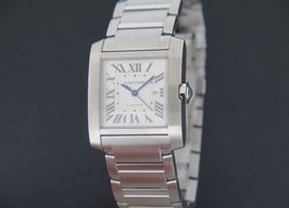 Cartier Tank Française WSTA0067 (2023) - Silver dial 31 mm Steel case