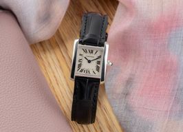 Cartier Tank Française W50012S3 (2005) - Zilver wijzerplaat 20mm Witgoud