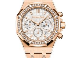 Audemars Piguet Royal Oak Chronograph 26715OR.ZZ.1356OR.01 (2025) - Zilver wijzerplaat 38mm Roségoud